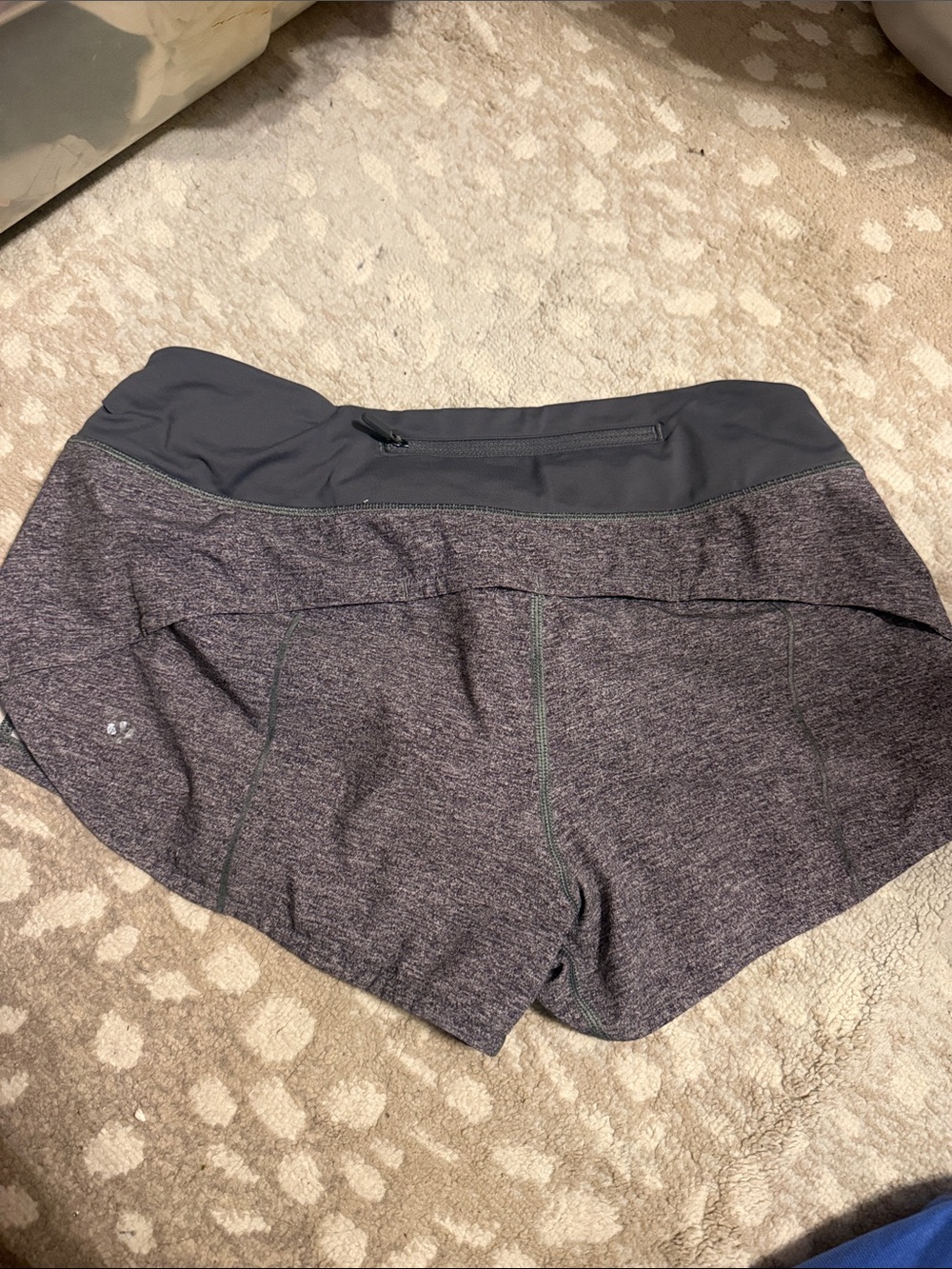 lululemon athletica Heathered Charcoal Athletic Shorts - Picture 1 of 2